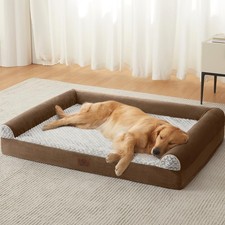 WNPETHOME Orthopedic Dog Beds for Large Dogs, Waterproof Memory Foam Large Dog B