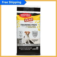 Pheromone Attractant Dog Training Pads with 6 Layers - 23" x 23", 30 Count