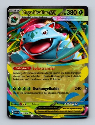 Mega-Bisaflor-ex Doppelselten Mega-Entwicklung 003 MEG NM Deutsch