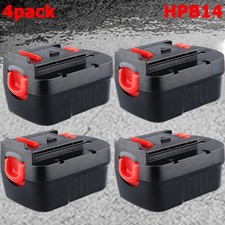 Upgraded For Black and Decker 14.4V 14.4-Volt Battery Ni-MH HPB14 FSB14 4.8Ah