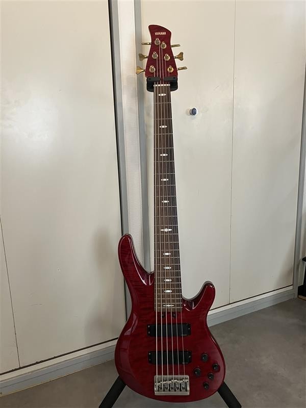 ベース YAMAHA TRB1006 YAMAHA TRB1006 TDR 6-String Electric Bass Guitar Red Active