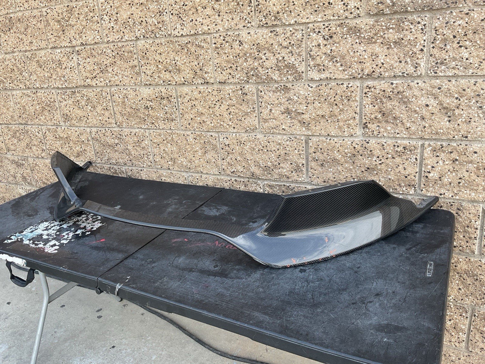 2012 2014 2016 2018 ASTON MARTIN VANQUISH FRONT BUMPER SPLITTER OEM USED