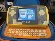 VTech MOBIGO Handheld Touch Learning System Video Game System 8 Games Tested