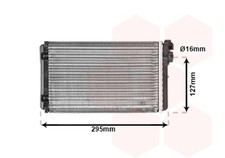 VAN WEZEL Wärmetauscher Innenraumheizung 37006116 für OPEL OMEGA V87 V88 SENATOR