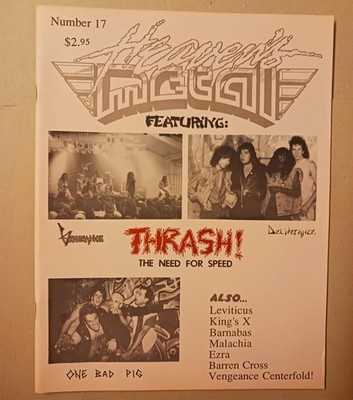 Heaven's Metal Magazine #17 Vengeance Rising Deliverance Barren Cross Kings X