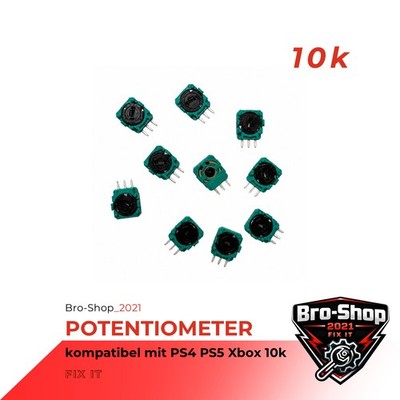 Original Poti Drehwiderstand 3D Controller Drift Potentiometer PS4 PS5 Xbox 10k