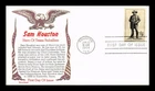 US COVER SAM HOUSTON HERO OF TEXAS REBELLION FDC SCOTT 1242 KHOL KRAFT