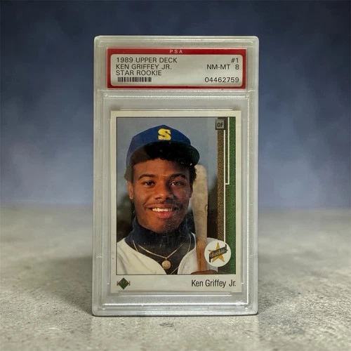 1989 Upper Deck - Star Rookie Ken Griffey Jr #1 (RC) PSA 8