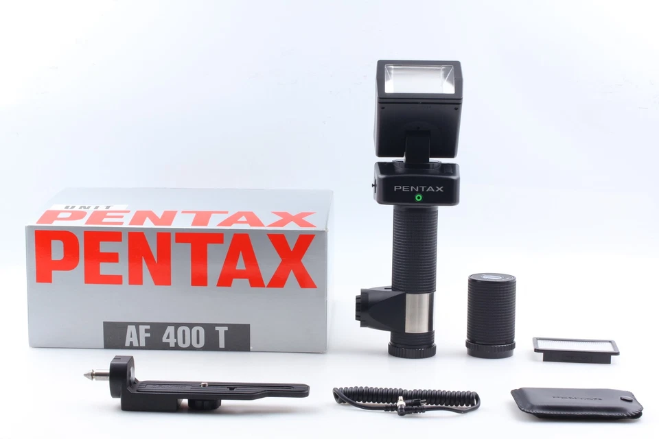 [MINT IN BOX] PENTAX AF400T FLASH KIT 4P SYNCHRO CODE C FOR 6x7 67 FROM JAPAN - Image 2 of 4