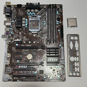 MSI H170A PC MATE Mainboard mit Intel Core2 Duo E6750 CPU Combo Gebraucht