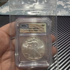 coin 2012 MS 70 American Silver Eagle (ASE) ICG. Couple spots on coin. Nice coin