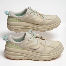 Hoka One U Bondi B3LS Running Shoes - Men Sz 12 (Wmn 13) - Oat Milk 1155351-OKT