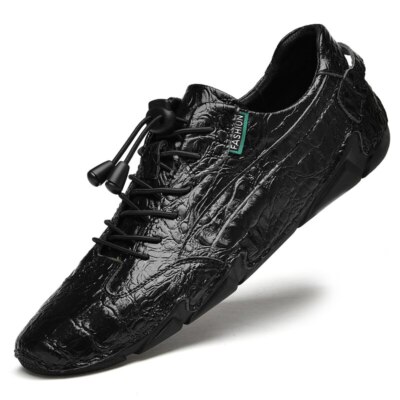 Men's Casual Shoes Loafers Lace-up Comfortable Shoes Breathable Walking Shoes 