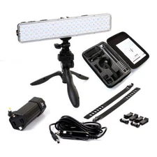 Multifunction 80 LED Video Light Desktop Car Lamp Battery Grip Charger Tripod