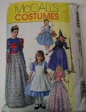 McCall's M4948 Sewing Pattern Size Adult SM-XL Used Princess Dorothy Queen Witch