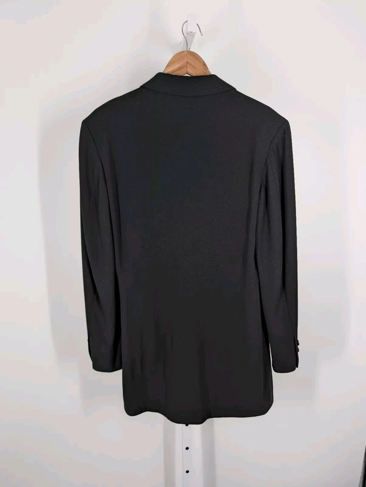 Blazer Ivan Grundahl Copenhagen gótico vanguarda arte desconstruída recorte gravata - Imagem 3 de 4