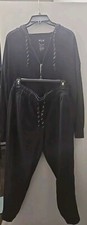 Flex Womens Sweat Suit Jacket M Pants L Doublis