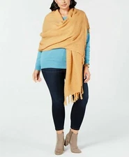 Cejon Solid Travel Fringed Scarf