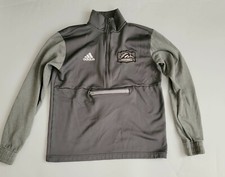 Adidas Fleece 1/4 Zip Sweatshirt Small Mens Size Aeroready Gray