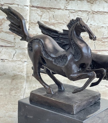 Abstract Modern Art Running Horses Bronze Sculpture Statue Signed Original Art - Picture 6 of 10
