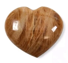 Moonstone Crystal Polished Heart "Premium Grade"  Madagascar 25.3 grams