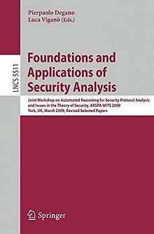 Foundations and Applications of Security Analysis: ... | Buch | Zustand sehr gut