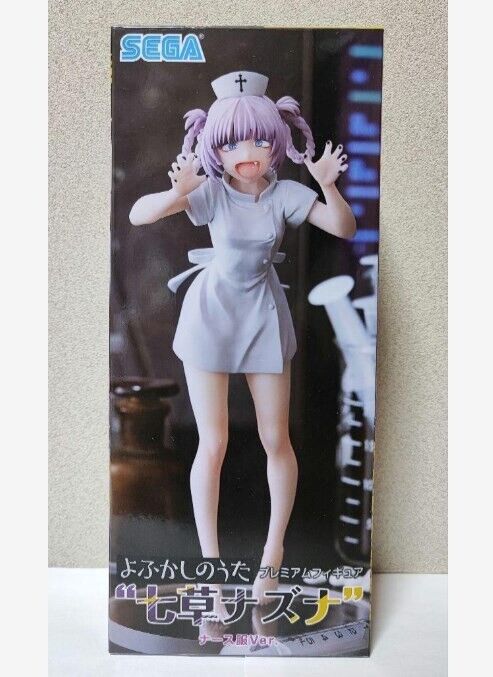 Anime Figure Yofukashi no Uta Nanakusa Nazuna White Nurse Uniform PVC Model  Toys