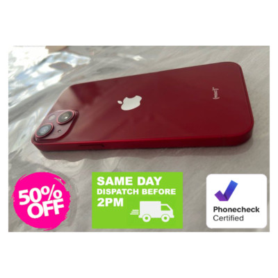 Apple iPhone 13 Unlocked Verizon ATT Green/Red Good -128GB 256GB 512GB 