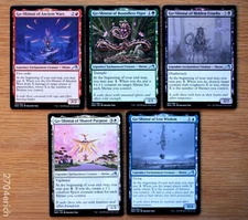 Set of 5 Kamigawa Neon Dynasty Shrine Enchantments *NM* (Magic MTG) Go-Shintai