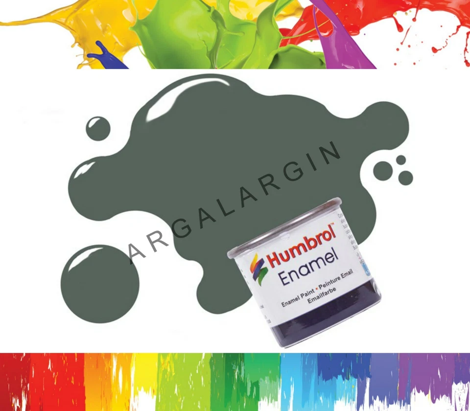 HUMBROL Enamel Model Paint 14ml - ALL COLOURS - Matt Gloss Satin Metallic Airfix