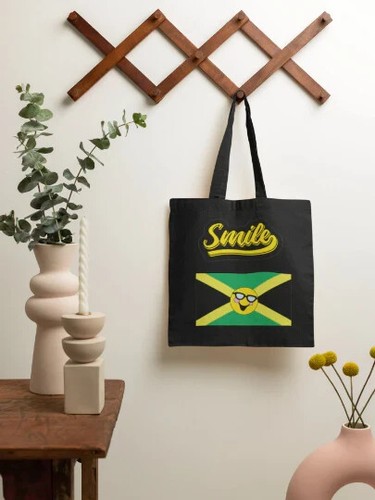 Smiley Face Jamaica Tote Bags - 第 1/3 張圖片