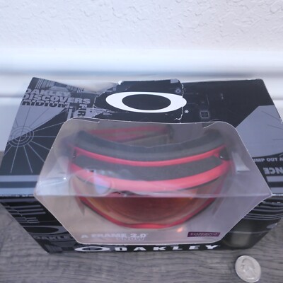 Oakley A Frame 2.0 Snow Goggles Copper Red w/ Prizm Torch Lens NIB