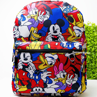 Mickey Mouse Print Backpack Mickey Mouse Classic All-Over Print Mini Backpack | Loungefly main image 2