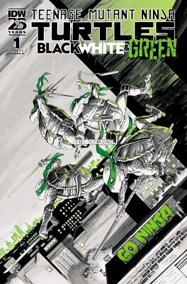 Teenage Mutant Ninja Turtles Black White & Green #1 (2024) (New) Choice of Cover
