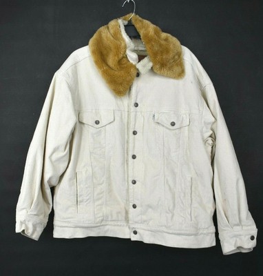corduroy fur jacket