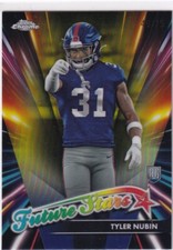 2024 Topps Chrome Football Tyler Nubin Future Stars RC #49/75