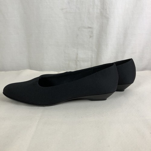 PREDICTIONS LADIES SLIP ON FLATS BLACK SZ 5 - Picture 2 of 7
