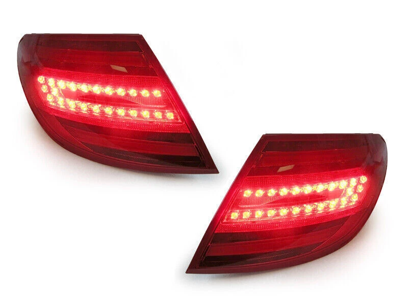 LH&RH LED Tail Lights For 2008 2009 2010 Mercedes Benz W204 C300 C350 C63 AMG Foto 2 de 4