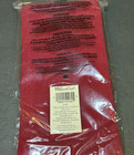 pampered chef set 2 holiday glitter napkins cranberry new  in package