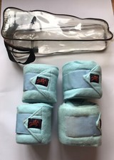 Lava Stable Bandages Soft Fleecy Pale Blue Set Of Four