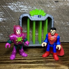 Imaginext DC Super Friends Lex Luthor Superman  Hauler Kryptonite Cage