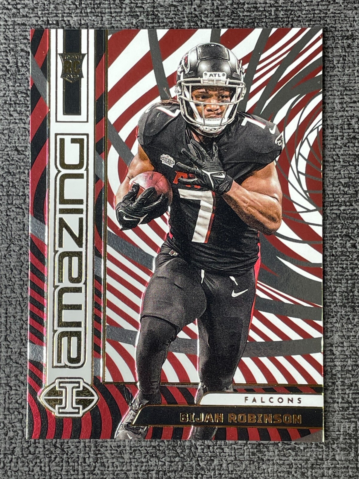 Bijan Robinson 2023 Panini Illusions Football Amazing Rookie #17 Atlanta Falcons