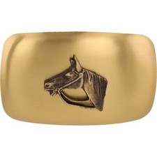 Horse Head Equestrian Stallion Cowgirl Cowboy Western 1980s Vintage Belt Buckle