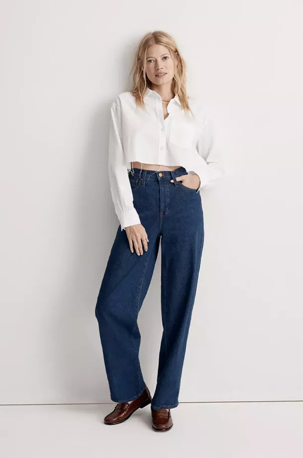 Madewell jeans cheap wide leg