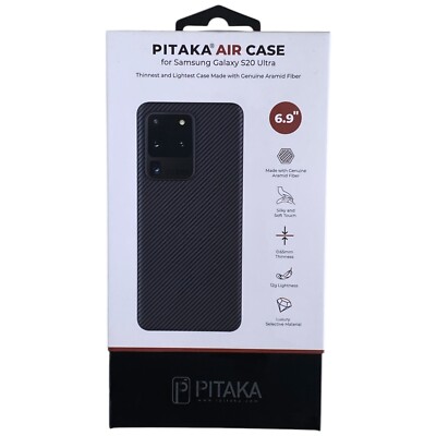 PITAKA Air Case Samsung Galaxy S20 Ultra 6.9'' Genuine Aramid Fiber BRAND NEW!