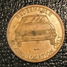 VINTAGE FRANK'S BRISTOL SANTA ANNA CALIFORNIA CAR WASH TOKEN-DEC113