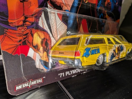 Hot Wheels '71 Plymouth Satellite Premium X-Men Real Riders Marvel - Picture 4 of 8