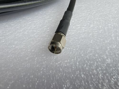 New Andrew Cinta +/- 100ft CNT-195 Braided Coax Cable SMA Male End Connections - Picture 3 of 4