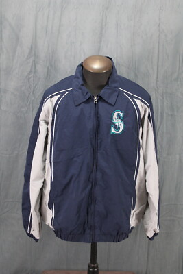 Seattle Mariners Jacket (Retro) - Fall Zip Down by G-III