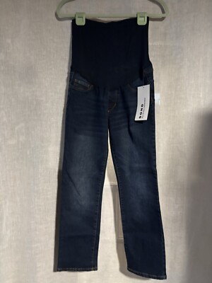 SONG Maternity Dark Wash Denim Jeans Size S